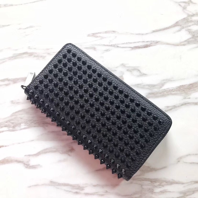 新款CL钱包铆钉真皮长款男士钱包日韩女士休闲潮流头层牛皮手拿包,淘宝优惠券,粉丝福利购,淘宝优惠卷