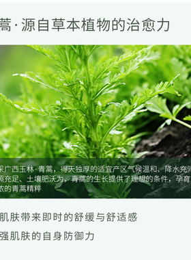 晓美青蒿舒缓特护精华乳深层补水保湿维稳敏感肌105g