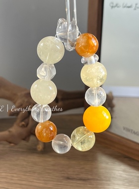 金桔日落|小众设计天然黄玛瑙