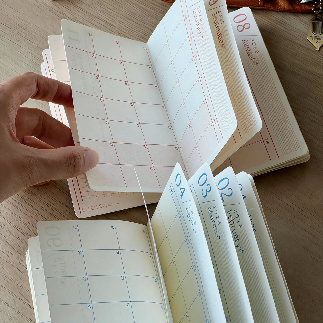 2026年新款迷你存折月历本便携自律打卡手帐日程计划笔记本手账本,淘宝优惠券,粉丝福利购,淘宝优惠卷