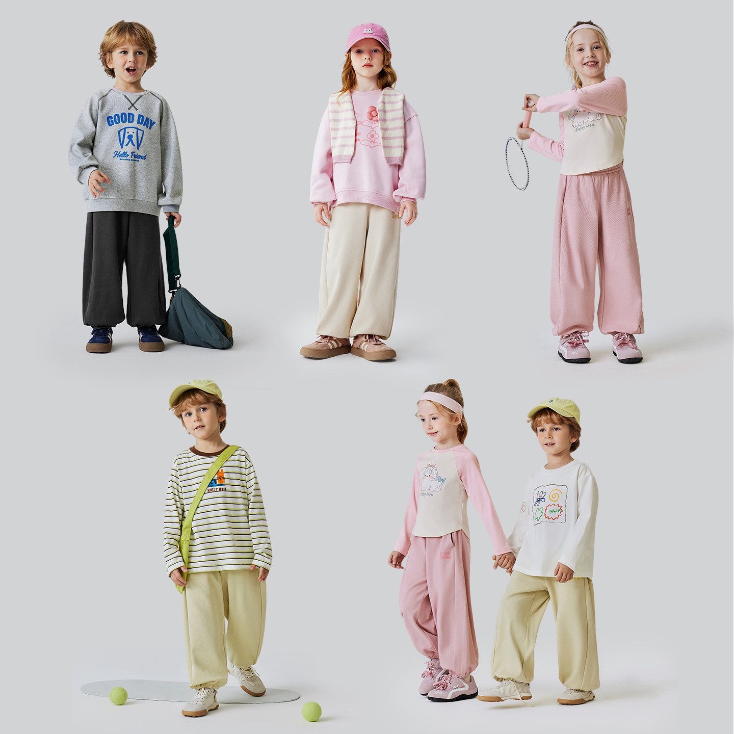 迷你巴拉巴拉男女童儿童裤子春季新品舒适不易变形不勒肚挺阔长裤,淘宝优惠券,粉丝福利购,淘宝优惠卷