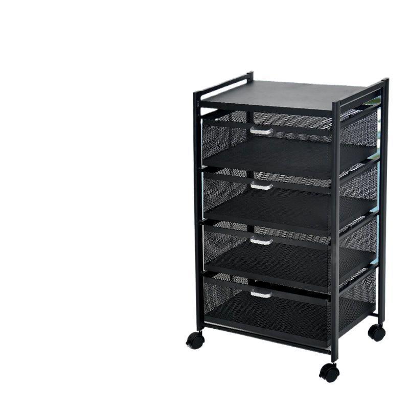 Kitchen vegetable storage rack supplies household items multi-functional microwave oven floor-standing joint storage cabinet multi-layer