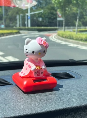 实在太可爱啦小凯蒂猫开运摆件