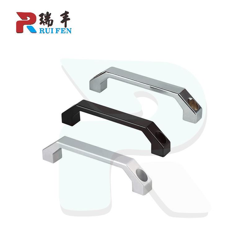 LS506抽屉拉手设备提手中式LS520 工业铝合金方形U型箱柜体把手 - 图2