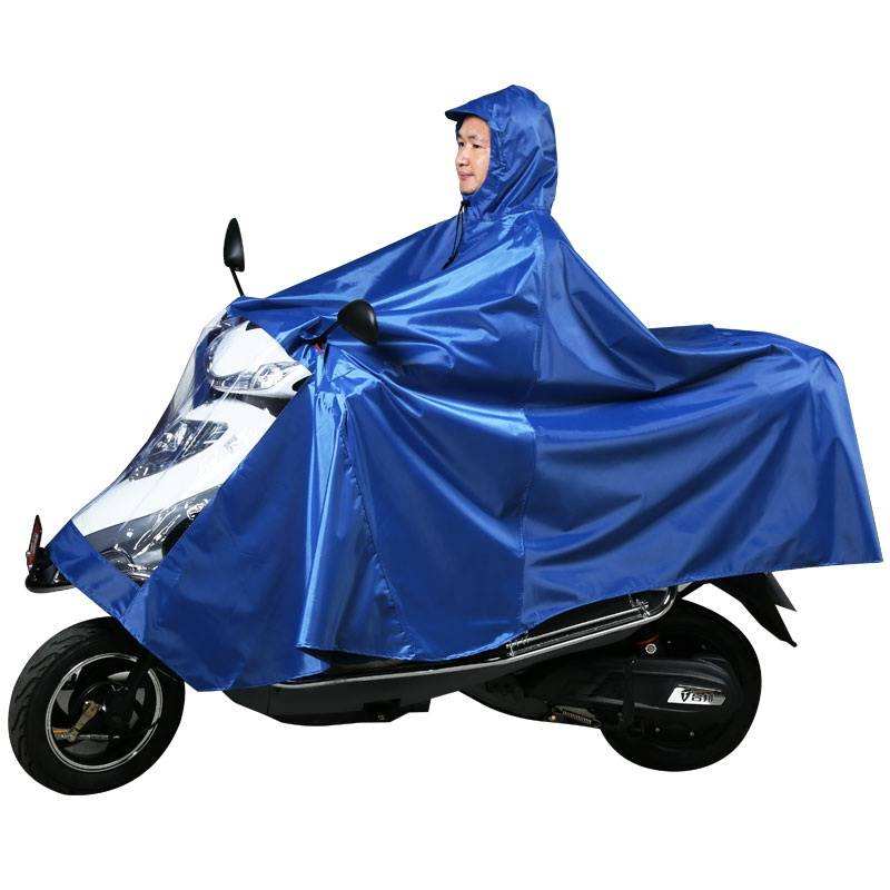 推荐125 motorcycle raincoat poncho men&#39s single thick - 图3