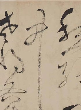徐渭草书春雨诗卷复古书法字画真