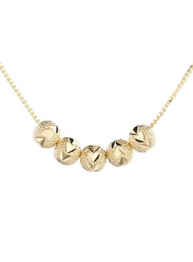 闪亮五福临门 纯银项链 颈链锁骨链女款项链女百搭高级感项链