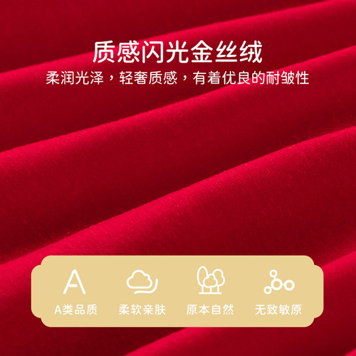 女宝宝红色甜美连衣裙婴儿童保暖哈衣秋冬季公主新年裙子周岁礼服 - 图1