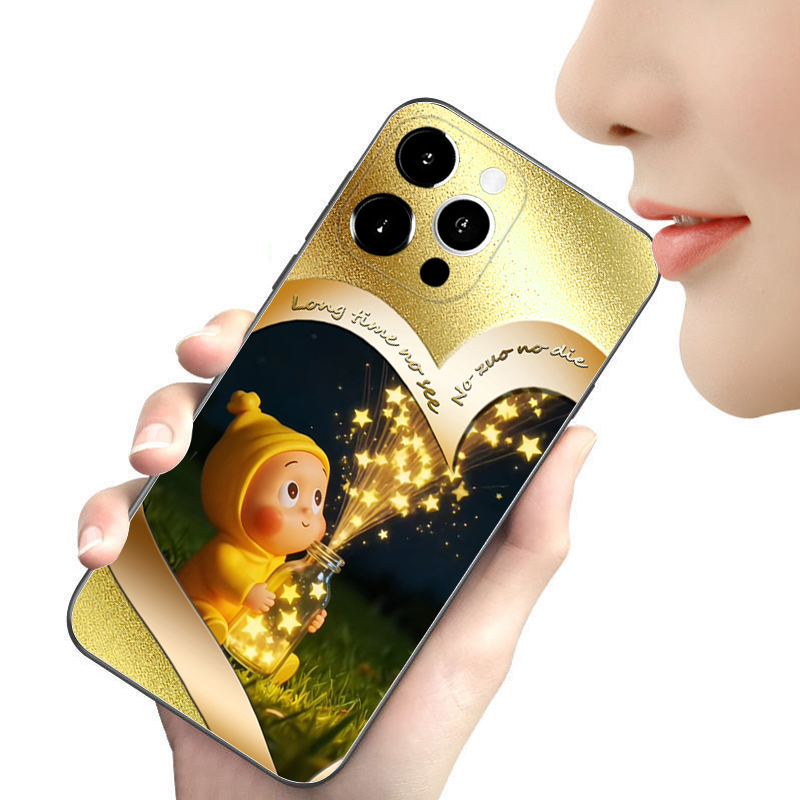 XINTUO代理动漫主题 可爱星星人苹果16手机壳适用nova13个性vivoy500军旅风reno13潮牌荣耀x60创意华为p70 - 图1