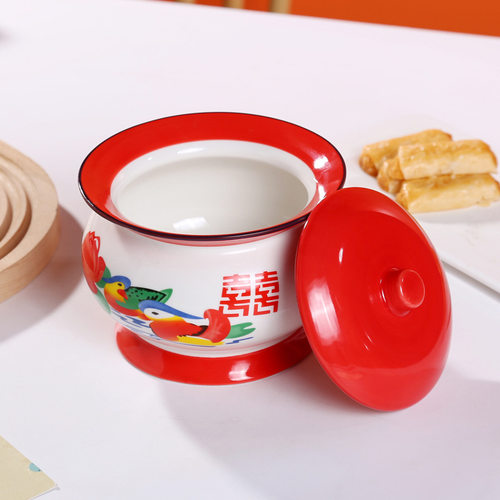 痰盂水杯网红怪泡茶神器怀旧老式陶瓷杯子恶搞笑创意个性茶壶缸子 - 图2