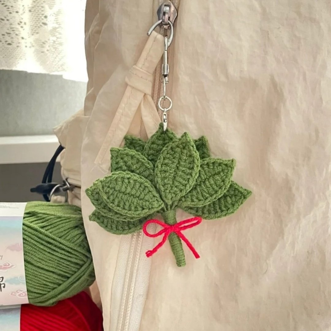 钩织柚子叶手工编织diy挂件创意钥匙扣露思同款柚子叶材料包送人,淘宝优惠券,粉丝福利购,淘宝优惠卷