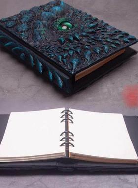 Deluxe Animated Dragon Book龙之书树脂工艺品A5手账本摆件酷炫