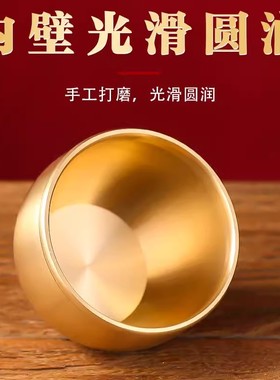 黄铜香炉家用供奉烧香炉上供铜香炉室内上香插香炉焚香炉