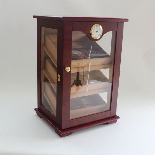 网红1012 Upscale Cigar Humidor Cabinet Spanish Cedar Cigar B - 图1