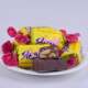 Russian imported KDV chocolate sandwich candy Russian version peanut candy chocolate candy 1000g authentic candy