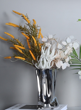 轻奢花艺摆件客厅桌面假花仿真花摆设厨房装饰简约样板间餐桌摆花