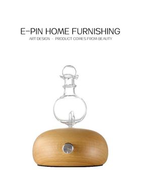 轩富帝爵客厅茶几摆件软装餐垫搭配样板房摆件复古烛台木质