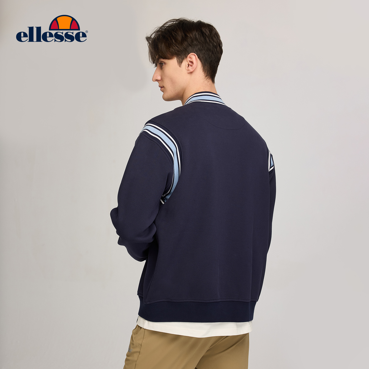 ellesse小贝壳秋冬新款网球服潮流时尚宽松运动夹克外套男女同款 - 图3