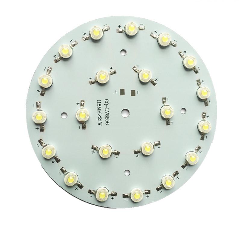 Led lamp bead high brightness light source with aluminum substrate ceiling light downlight bulb led spotlight lamp piece LED light panel round