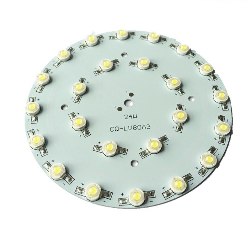 Led lamp bead high brightness light source with aluminum substrate ceiling light downlight bulb led spotlight lamp piece LED light panel round