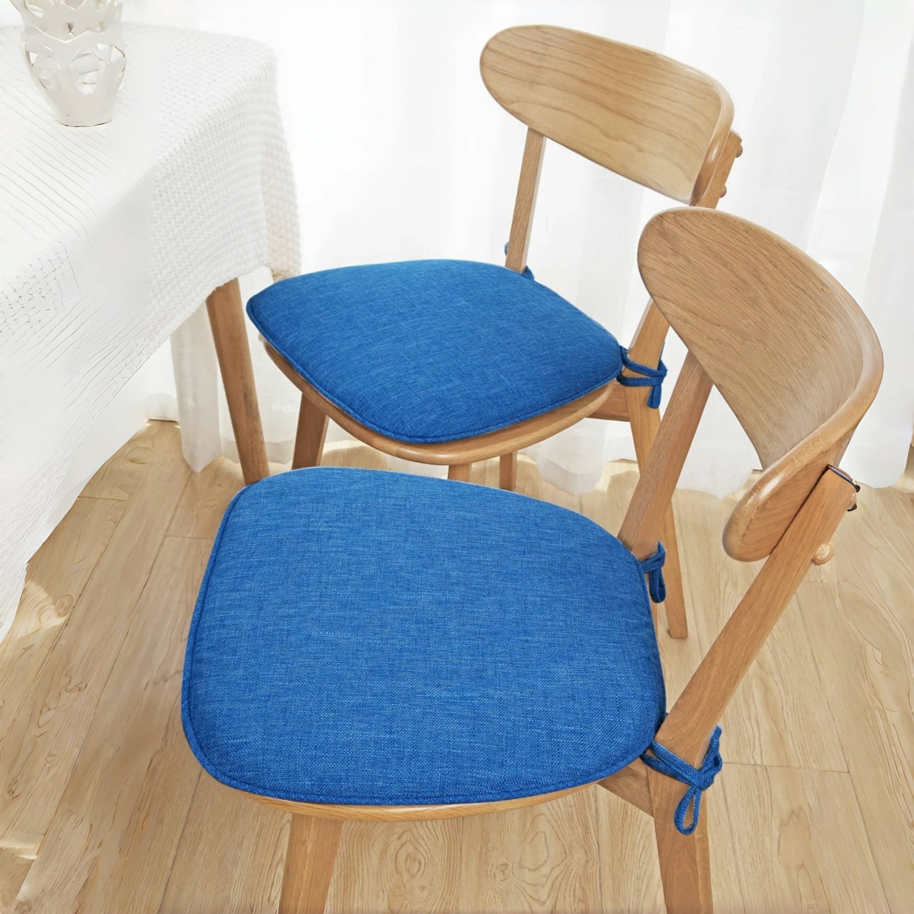 坐垫餐椅垫马蹄椅子餐桌垫马蹄形椅垫四季棉麻家用原木风实木座垫,淘宝优惠券,粉丝福利购,淘宝优惠卷