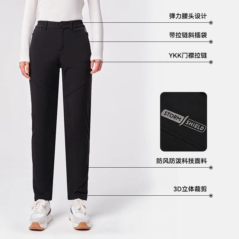 【风盾】伯希和户外软壳裤男徒步防风防水弹力加绒登山保暖长裤女,淘宝优惠券,粉丝福利购,淘宝优惠卷