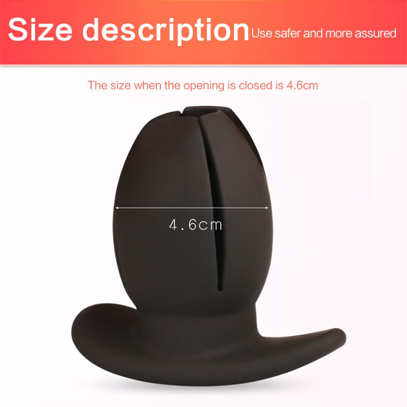 Silicone Anal Dilator Hollow Petal Tunnel Butt Plug Anal Exp - 图2