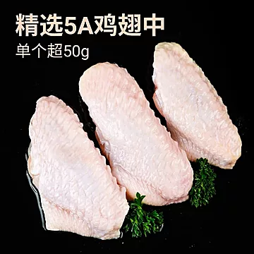 哥哥鲜大号鸡中翅新鲜冷冻鸡翅根生鲜2斤装[1元优惠券]-寻折猪