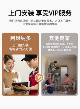 奶油风推拉全身镜子隐藏式穿衣镜水培绿植装饰画砂岩玄关壁灯挂画
