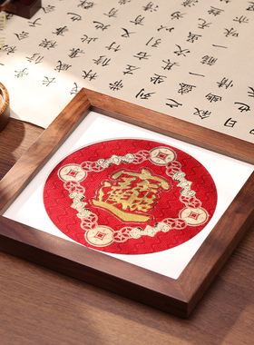 大明铜匠招财进宝铜雕画摆件办公室桌面摆台装饰画乔迁开业送礼品