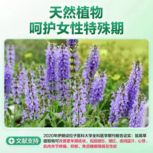 vitabiotics鼠尾草片女性更年期调理保健品盗汗潮热失眠英国进口 - 图2