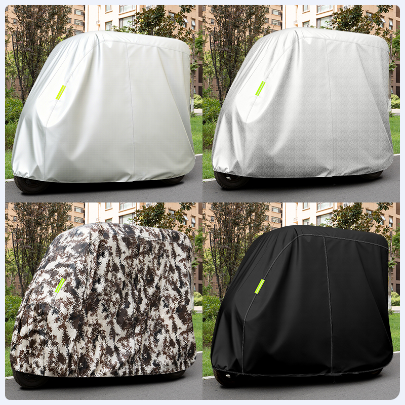 适用哈牛C60PRO电动三轮车防晒防雨罩遮雨罩车罩车衣改装装饰配件 - 图3