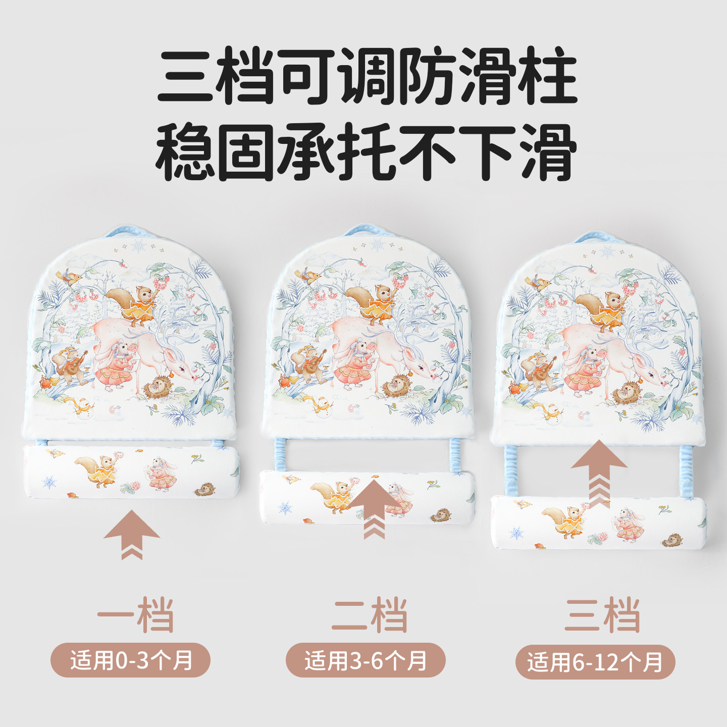 ipoosi斜坡枕婴儿防吐奶斜坡垫婴儿斜坡枕婴儿防胀气二合一哺乳枕,淘宝优惠券,粉丝福利购,淘宝优惠卷