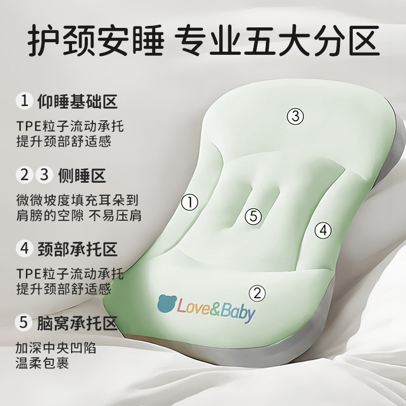 儿童枕头3到6岁婴儿枕头宝宝枕头1到3岁儿童枕头6岁以上四季通用,淘宝优惠券,粉丝福利购,淘宝优惠卷