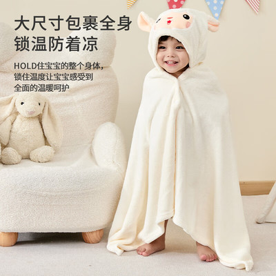 婴儿浴巾儿童斗篷浴袍