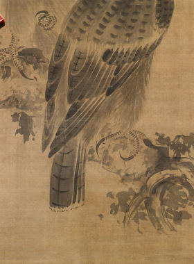林良鹰图写意花鸟画国画微喷临摹