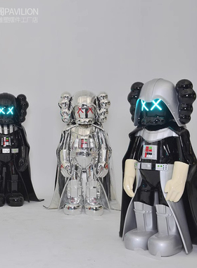 白兵装饰新店开业酒吧发光雕塑