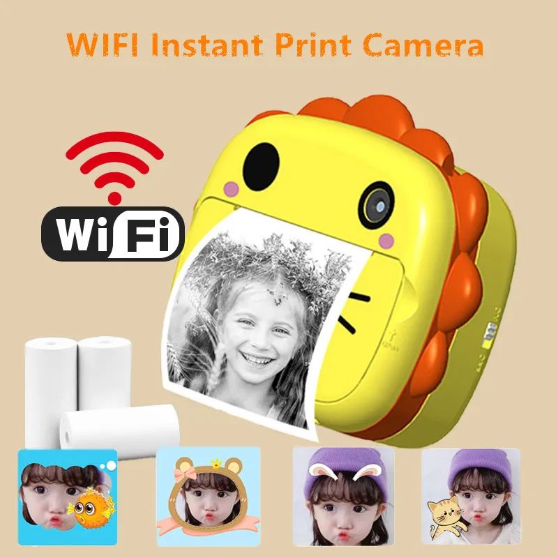 Instant Print Camera Thermal Printing Photo Camera Kid WIFI - 图2