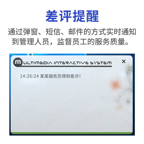 智能餐厅评价管理系统食堂厨房评价器多媒体液晶触摸屏壁挂窗 - 图1