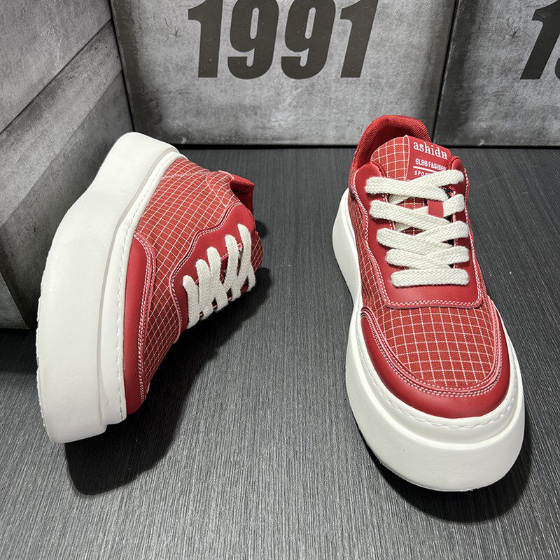 网红爆款2025春季新款男鞋厚底增高鞋子款帆布鞋低帮透气男士板鞋,淘宝优惠券,粉丝福利购,淘宝优惠卷