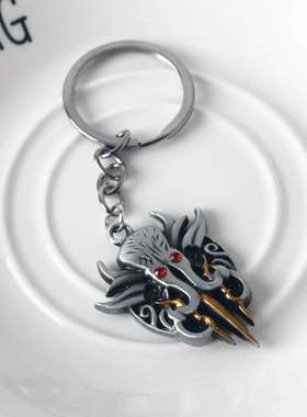 游戏周边Baldur'sGate博德之门3灵吸怪章鱼标志吊坠项链钥匙扣
