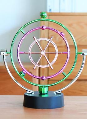 混沌摆件牛顿摆球撞球碰碰永动机仪动量守恒创意办公室桌面装饰品