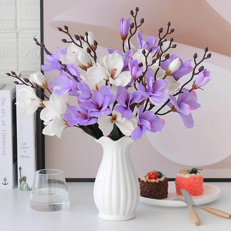 装饰假花客厅摆件餐桌花电视柜干花摆设室内盆栽仿真花艺塑料插花,淘宝优惠券,粉丝福利购,淘宝优惠卷