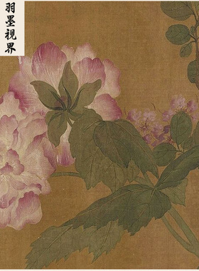 清王渊百花图卷古代国画真迹复古
