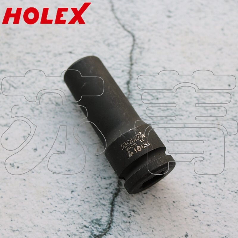 德国霍夫曼 HOLEX 加长型 冲击式六角套筒 1/2英寸  带弹簧 磁铁 - 图0