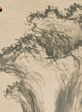 元代方从义武夷放棹图名家国画