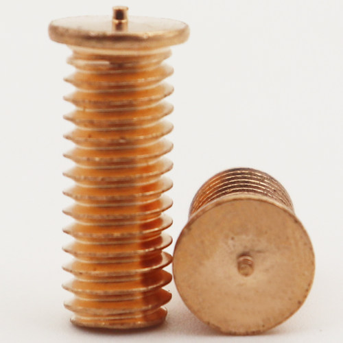 镀铜焊接螺丝点焊螺钉储能螺柱植焊钉FE-M3M4M5M6x6x8x10x12x30mm - 图3