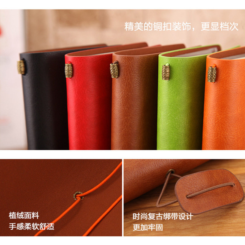 手账本复古旅行记事本活页笔记本文具小随身韩国创意手帐本心,淘宝优惠券,粉丝福利购,淘宝优惠卷