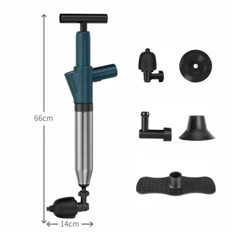 通下水道空气炮高压泵通渠泵气压枪马桶厨房管道一炮疏通堵塞神器-图3