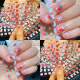 ກາຕູນເດັກນ້ອຍທີ່ຫນ້າຮັກ Bunny Nail Sticker Princess Baby